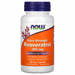 Now Foods, Extra Strength Resveratrol, 350 mg, 60 Veg Capsules