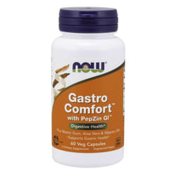 NOW Foods Gastro Comfort with PepZin GI Boost Digestive Health 60 Veg Capsules
