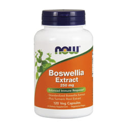 NOW Foods  Boswellia Extract Plus Turmeric Root Extract, 250mg, 120 vcaps