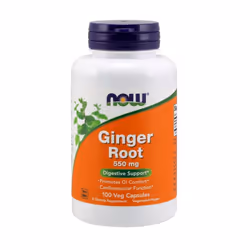 NOW Foods Ginger Root, 550mg - 100 vcaps