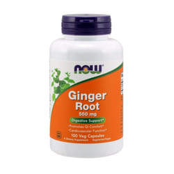 NOW Foods  Ginger Root, 550mg - 100 vcaps