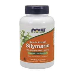 NOW Foods  Silymarin with Artichoke & Dandelion, 300mg, 200 vcaps