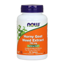 NOW Foods  Horny Goat Weed Extract, 750mg - 90 tablets