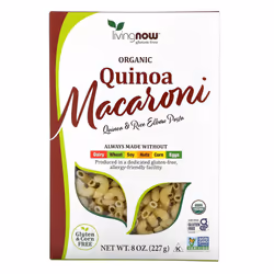 Now Foods, Organic Quinoa Macaroni, Gluten Free, 8 oz (227 g)