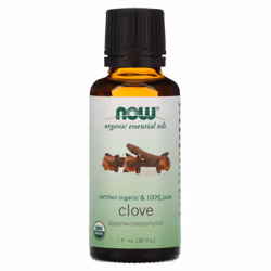 NOW Foods, Organic Essential Oils, Clove, 1 fl oz (30 ml)
