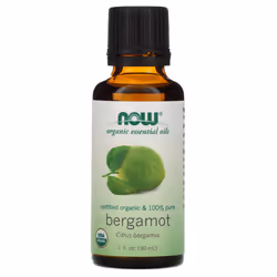 NOW Foods, Organic Essential Oils, Bergamot, 1 fl oz (30 ml)