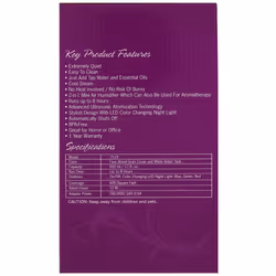 NOW Foods, Solutions, Ultrasonic Faux Wood Grain Diffuser, 1 Piece