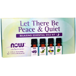 Essential Oil, Let There Be Peace & Quiet Oil Kit - 4 x 10 ml. - 4 x 10 ml.