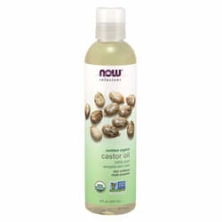 NOW Solutions, Organic Castor Oil, 100% Pure Versatile Skin Care, Multi-Purpose Skin Softener, 8-Ounce