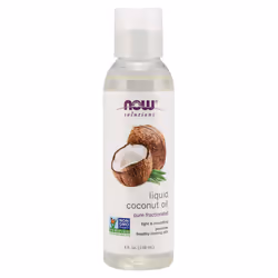 NOW Foods Liquid Coconut Oil 118ml, Oil, Moisturizing, Nourishing, Shine, Smoothing, Universal skin, 118 ml, Coconut oil, Bot ...