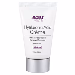 NOW Foods, Solutions, Hyaluronic Acid Creme, PM Moisture Renew Formula, 2 fl oz (59 ml)