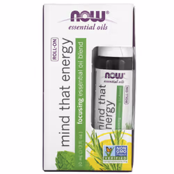 NOW Foods, Essential Oils, Mind That Energy Roll-On, 1/3 fl oz (10 ml)