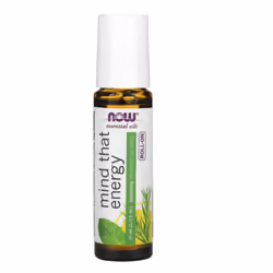 NOW Foods, Essential Oils, Mind That Energy Roll-On, 1/3 fl oz (10 ml)