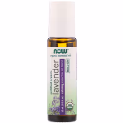 NOW Foods, Certified Organic Lavender Roll-On, 1/3 fl oz (10 ml)