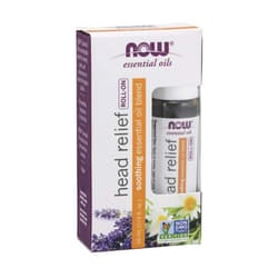 NOW Foods Essential Oil, Head Relief Blend Roll-On - 10 ml