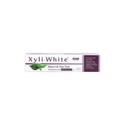 NOW Foods  XyliWhite Neem & Tea Tree Toothpaste Gel - 181g