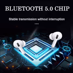 Wireless Earbuds Headphones in-Ear Noise Cancelling HiFi 3D Stereo Earbuds Built in Mic with Fast Charging Case