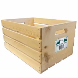 Wilson Large Wooden Pine Crate for Storage and Decoration at Home Office Kitchen Bedroom and Retail (12.5x9.625x17.875)(1 ...