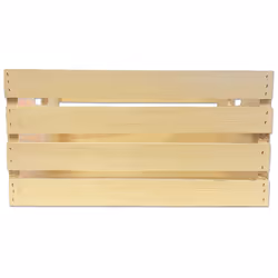Wilson Large Wooden Pine Crate for Storage and Decoration at Home  Office  Kitchen  Bedroom  and Retail (12.5x9.625x17.875)(1) SINGLE CRATE