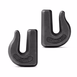 3/8'' Weld On Grab Chain Hook  4 Pack G70 Clevis Grab Chain Hooks for Trailer Truck  Rigging  Car  Tractors Loader Bucket-Working Load Limit: 6600 lbs