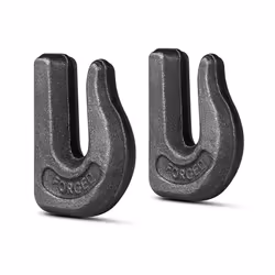 3/8'' Weld On Grab Chain Hook  4 Pack G70 Clevis Grab Chain Hooks for Trailer Truck  Rigging  Car  Tractors Loader Bucket-Working Load Limit: 6600 lbs