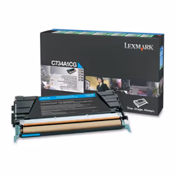 Lexmark C734A1CG, 6000 pages, Cyan, 1 pc(s)