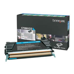 Lexmark C736H1CG toner cartridge 1 pc(s) Original Cyan