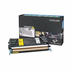 Lexmark C5240YH, 5000 pages, Cyan, Yellow