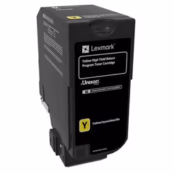 Lexmark 84C2HY0, 16000 pages, Yellow, 1 pc(s)