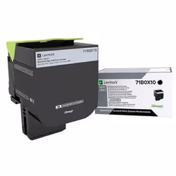 Lexmark 71B0X10, 8000 pages, Black, 1 pc(s)