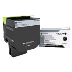 Lexmark 71B0X10 toner cartridge 1 pc(s) Original Black