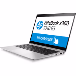 HP EliteBook x360 1040 G5 Intel® Core™ i5 i5-8250U Hybrid (2-in-1) 35.6 cm (14") Touchscreen Full HD 8 GB DDR4-SDRAM 256 GB SSD Wi-Fi 5 (802.11ac) Windows 10 Pro Black, Silver - Additional view 3