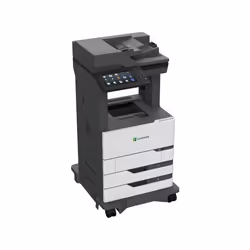 Lexmark MX822ade, Laser, Mono printing, 1200 x 1200 DPI, Mono copying, A4, Black, White