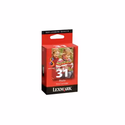 Lexmark N° 31, Red, Pigment-based ink, 1 Cartridge