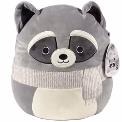 Squishmallows 12"" Rocky The Raccoon - Officially Licensed Kellytoy Pl