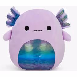 Squishmallows 7.5 Monica The Purple Rainbow Axolotl Plush Stuffed Animal Soft Toy