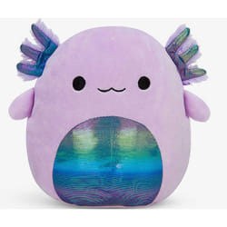 Squishmallows 7.5 Monica The Purple Rainbow Axolotl Plush Stuffed Animal Soft Toy