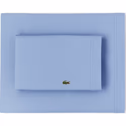 Lacoste 100% Cotton Percale Solid Sheet Set  Breathable  Cooling & Hotel Quality Sheets - Deep Pocket  Easy-Fit  Oeko-Tex Cer ...