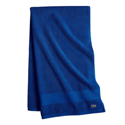 Lacoste Heritage Supima Cotton Bath Towel  Surf Blue  30  x 54