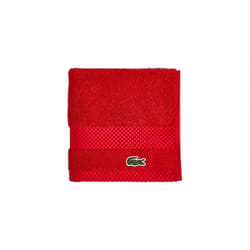 Lacoste Heritage Supima Cotton Wash Cloth  Formula One  13"""" x 13""""