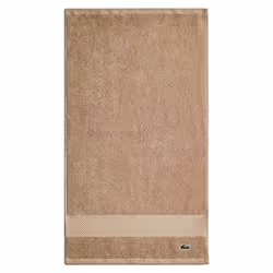 Lacoste Heritage Supima Cotton Hand Towel Sand 16 x 30
