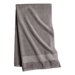 Lacoste Heritage Supima Cotton Bath Towel  Meteorite  30"""" x 54""""