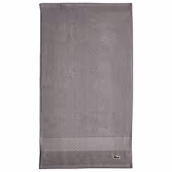 Lacoste Heritage Supima Cotton Hand Towel Meteorite 16"""" x 30""""