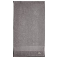 Lacoste Heritage Supima Cotton Hand Towel  Meteorite  16"""" x 30""""