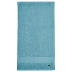 Lacoste Heritage Supima Cotton Hand Towel  Celestial  16"""" x 30""""