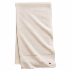 Lacoste Heritage Supima Cotton Bath Towel Chalk 30"""" x 54""""