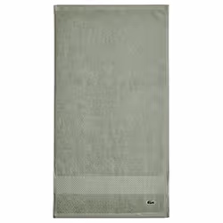 Lacoste Heritage Supima Cotton Hand Towel  Aloe  16"""" x 30""""