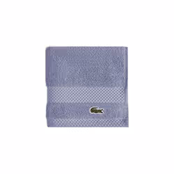 Lacoste Heritage Supima Cotton Wash Cloth  Light Denim  13"""" x 13""""