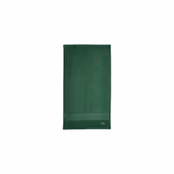 Lacoste Heritage Supima Cotton Hand Towel Croc Green 16"""" x 30""""