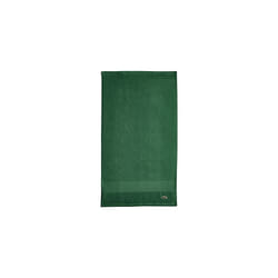 Lacoste Heritage Supima Cotton Hand Towel  Croc Green  16"""" x 30""""
